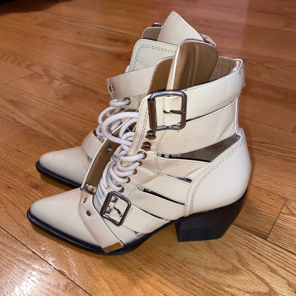 Chloe Rylee Lace-up Booties - Picture 5 of 6